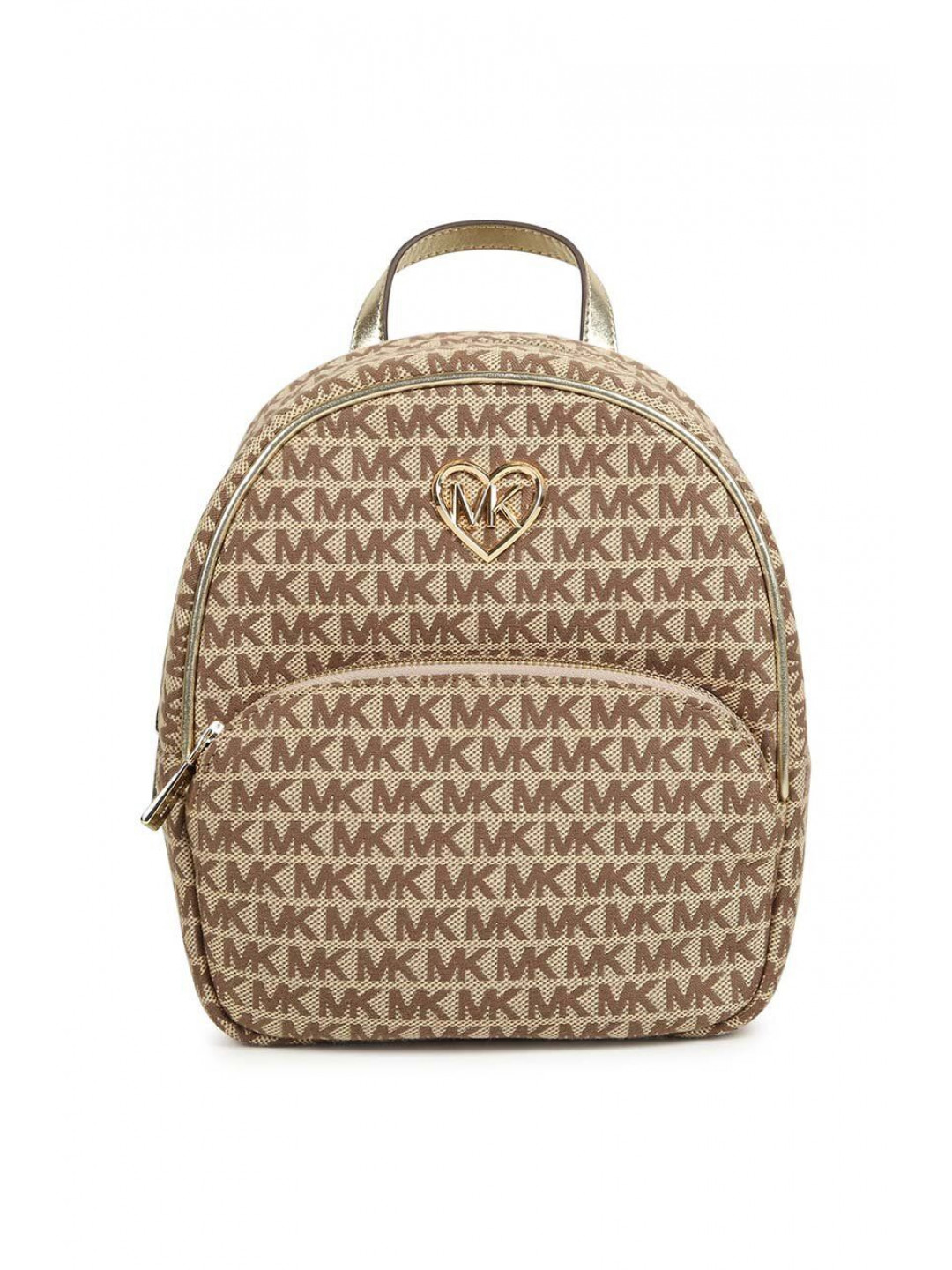 Dětský batoh Michael Kors béžová barva malý vzorovaný R30237