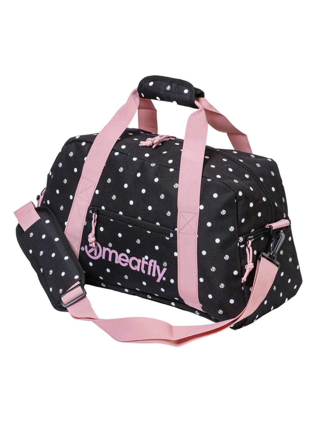Meatfly cestovní taška Mavis Black Dots Černá Objem 26 L