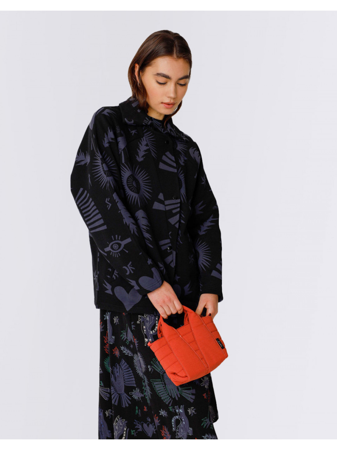 SKFK Puff Bag TILE RED