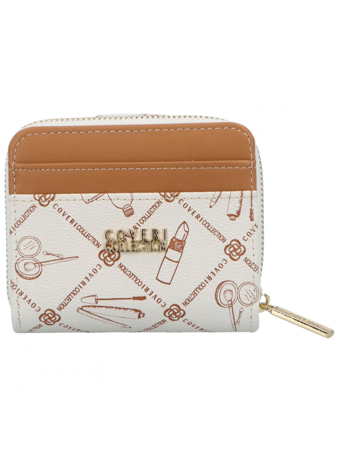 Stylová dámská koženková peněženka Luke bílá