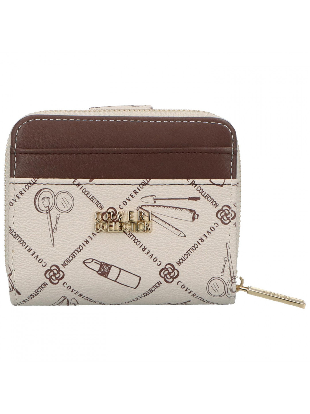 Stylová dámská koženková peněženka Luke béžová