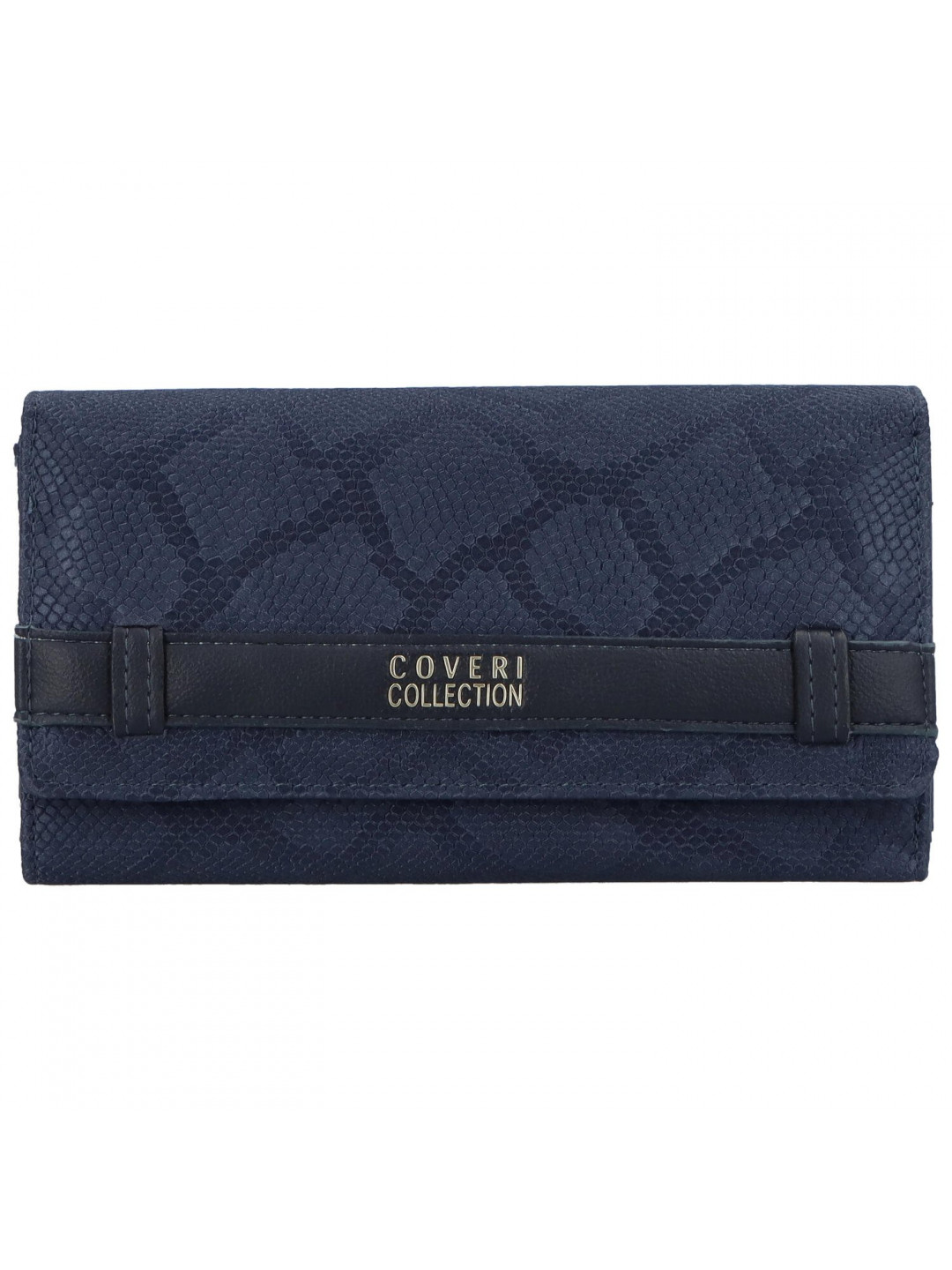 Stylová dámská koženková peněženka Boke modrá