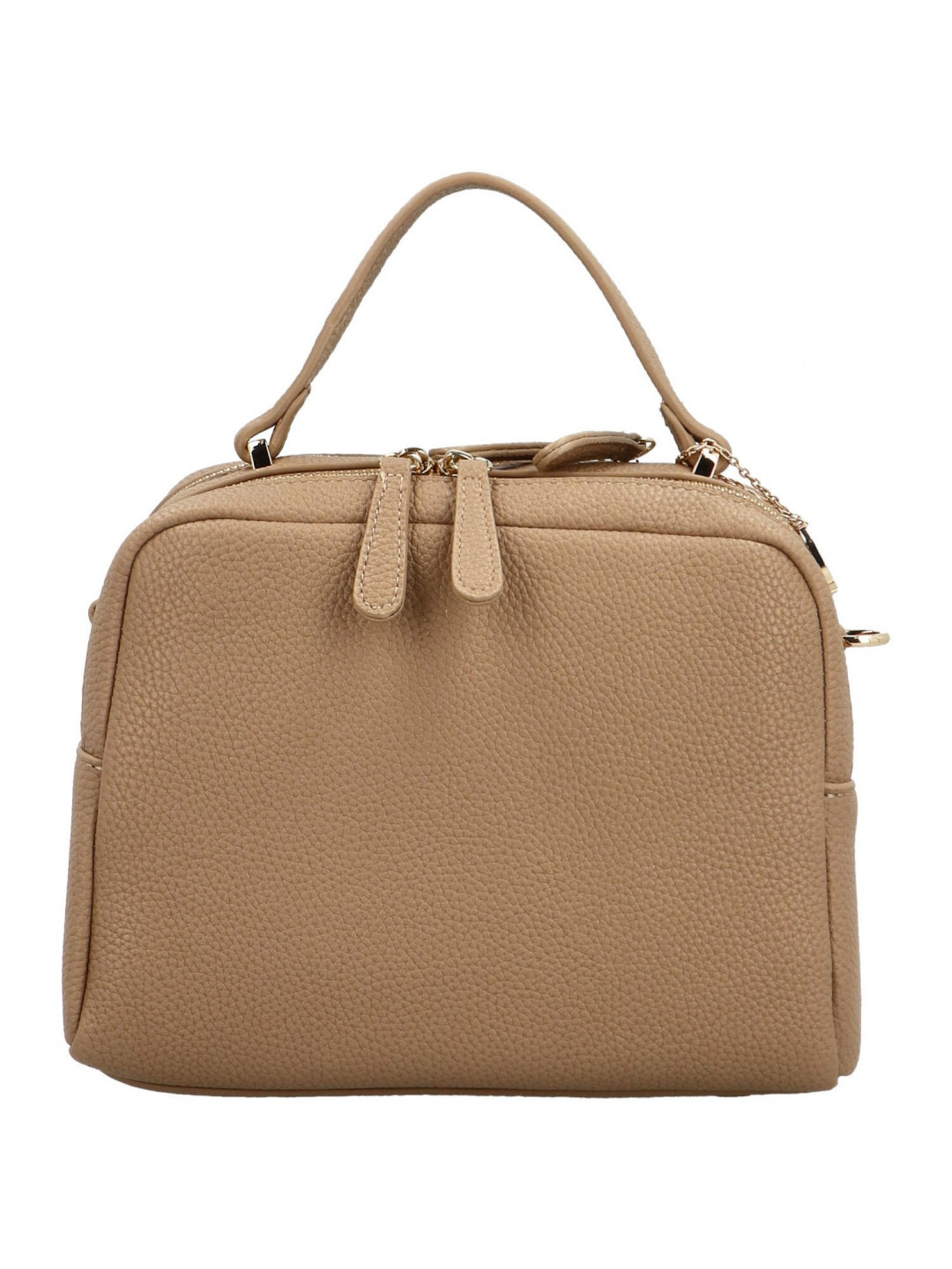 Stylová dámská koženková crossbody kabelka Antoine camel