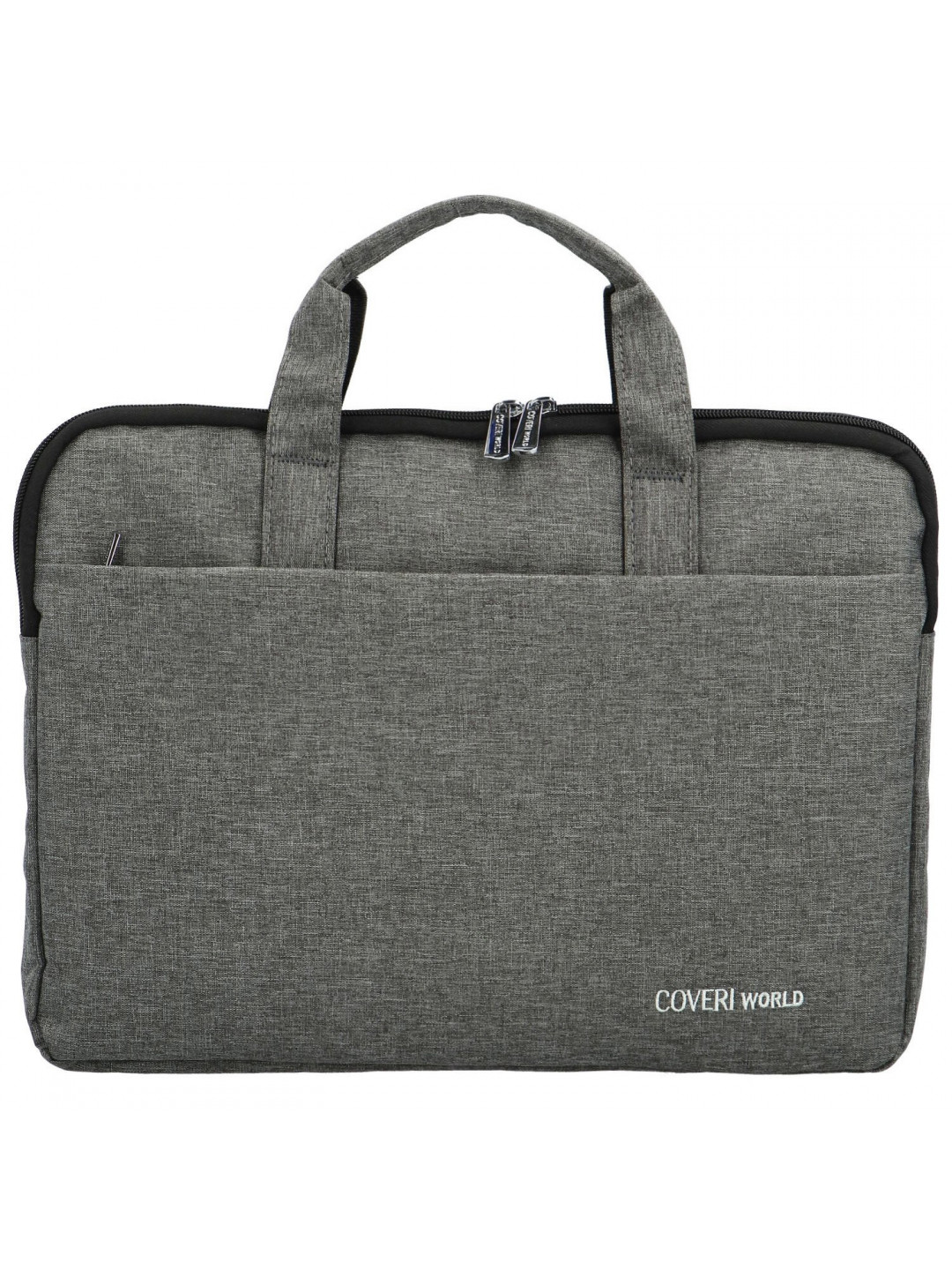 Trendy pánská business taška Coveri Braden šedá