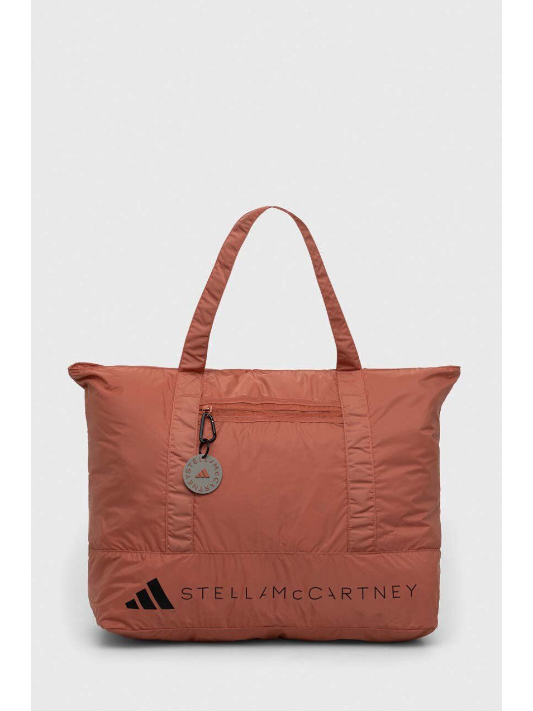 Sportovní taška adidas by Stella McCartney hnědá barva