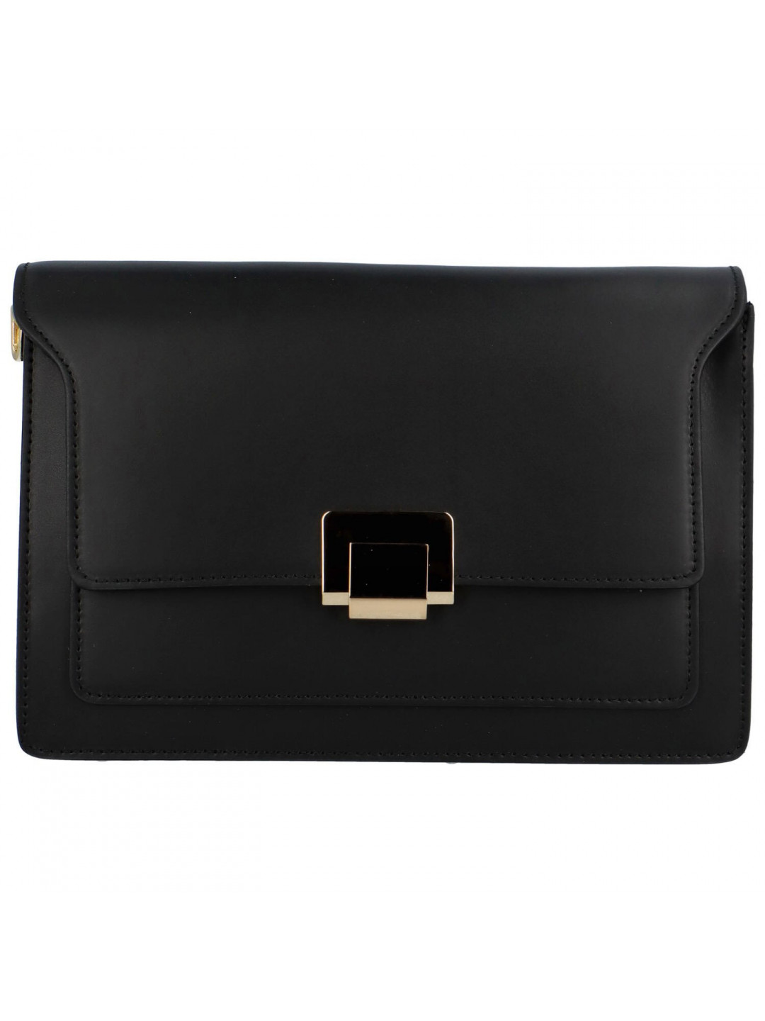 Dámská malá kožená crossbody Aida černá