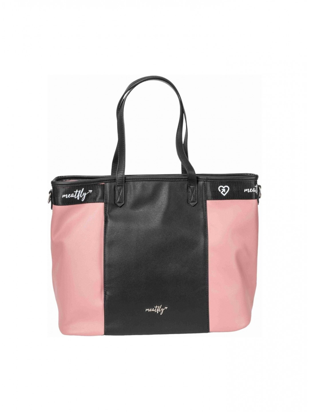 Meatfly kabelka Gisel Dusty Rose Růžová Objem 22 L