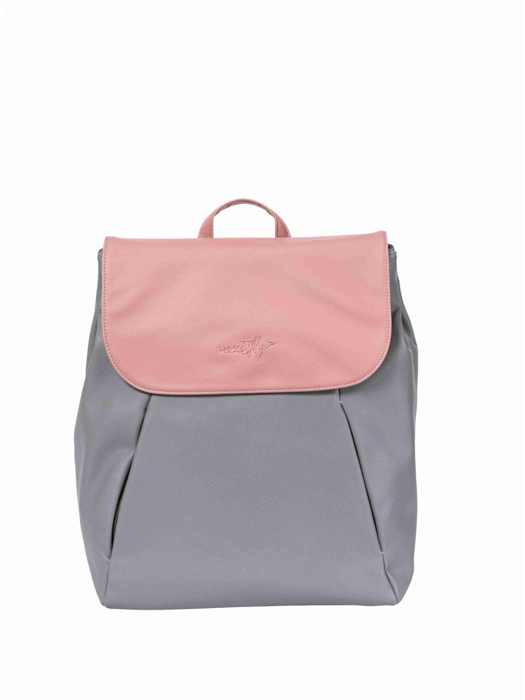 Meatfly batoh Triumph Dusty Rose Light Grey Šedá Objem 16 L