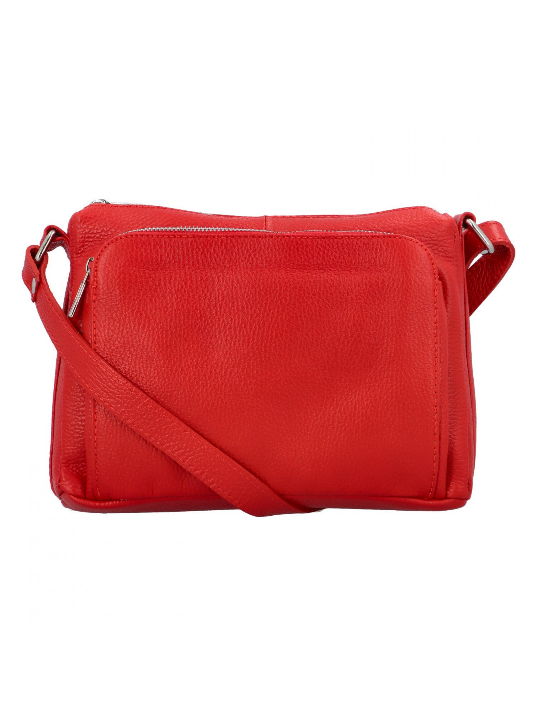 Dámská kožená crossbody kabelka červená – ItalY Bandit