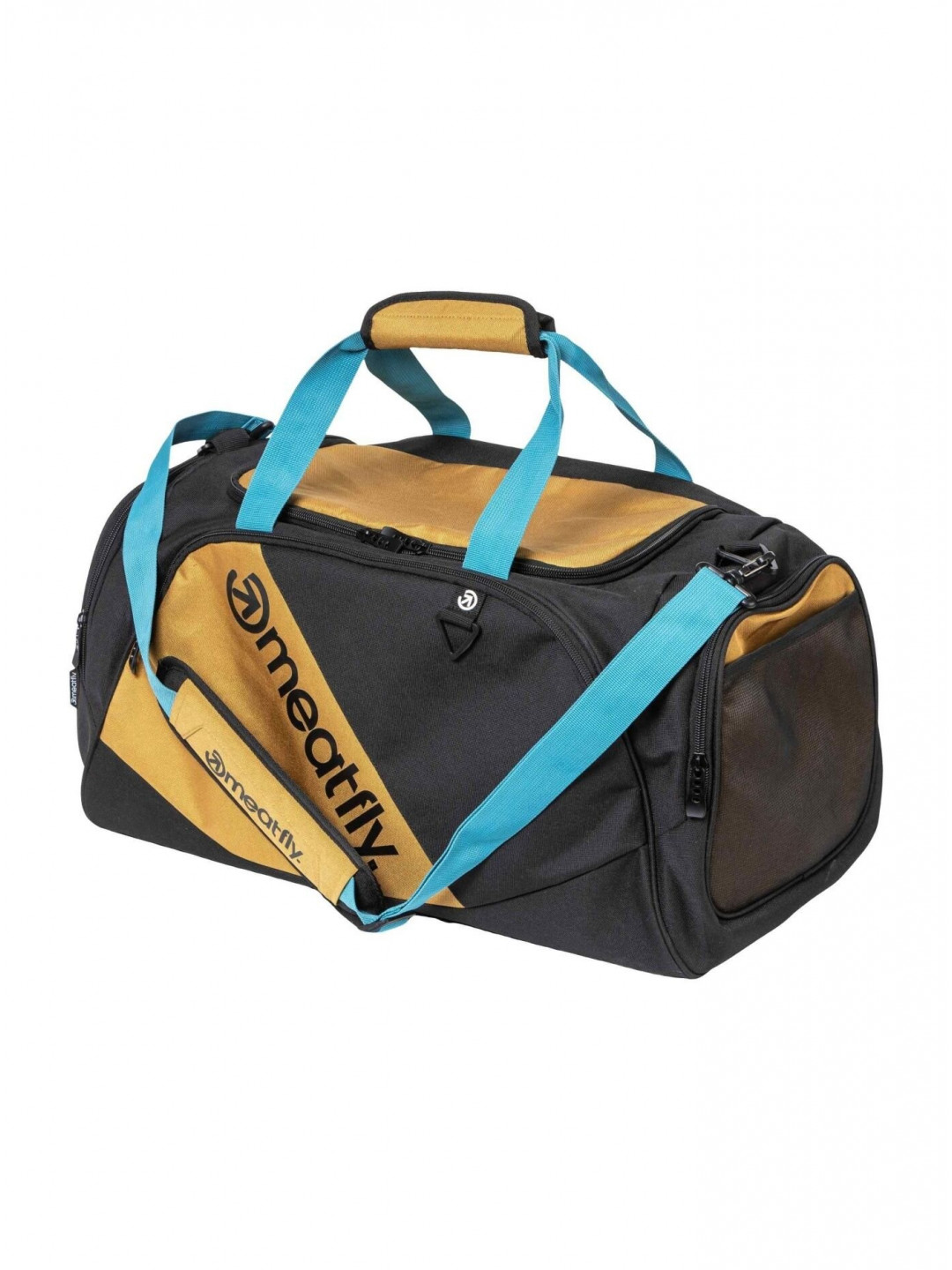 Meatfly cestovní taška Rocky Camel Black Černá Objem 30 L