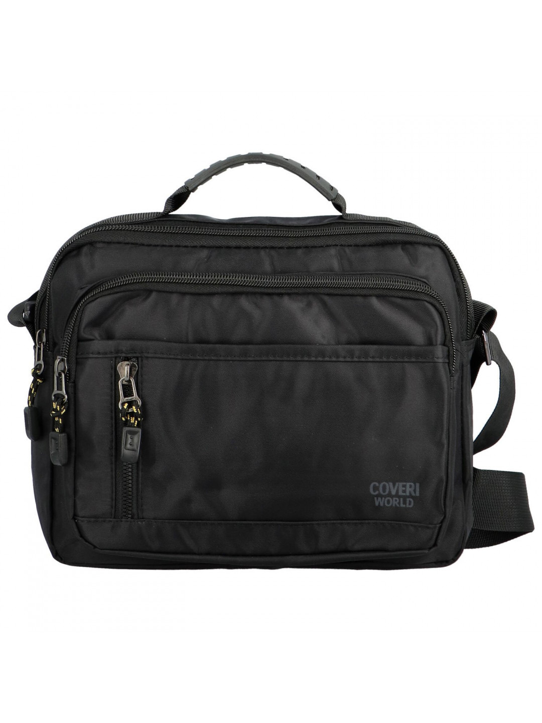 Pánská látková pracovní taška Coveri Kupri černá