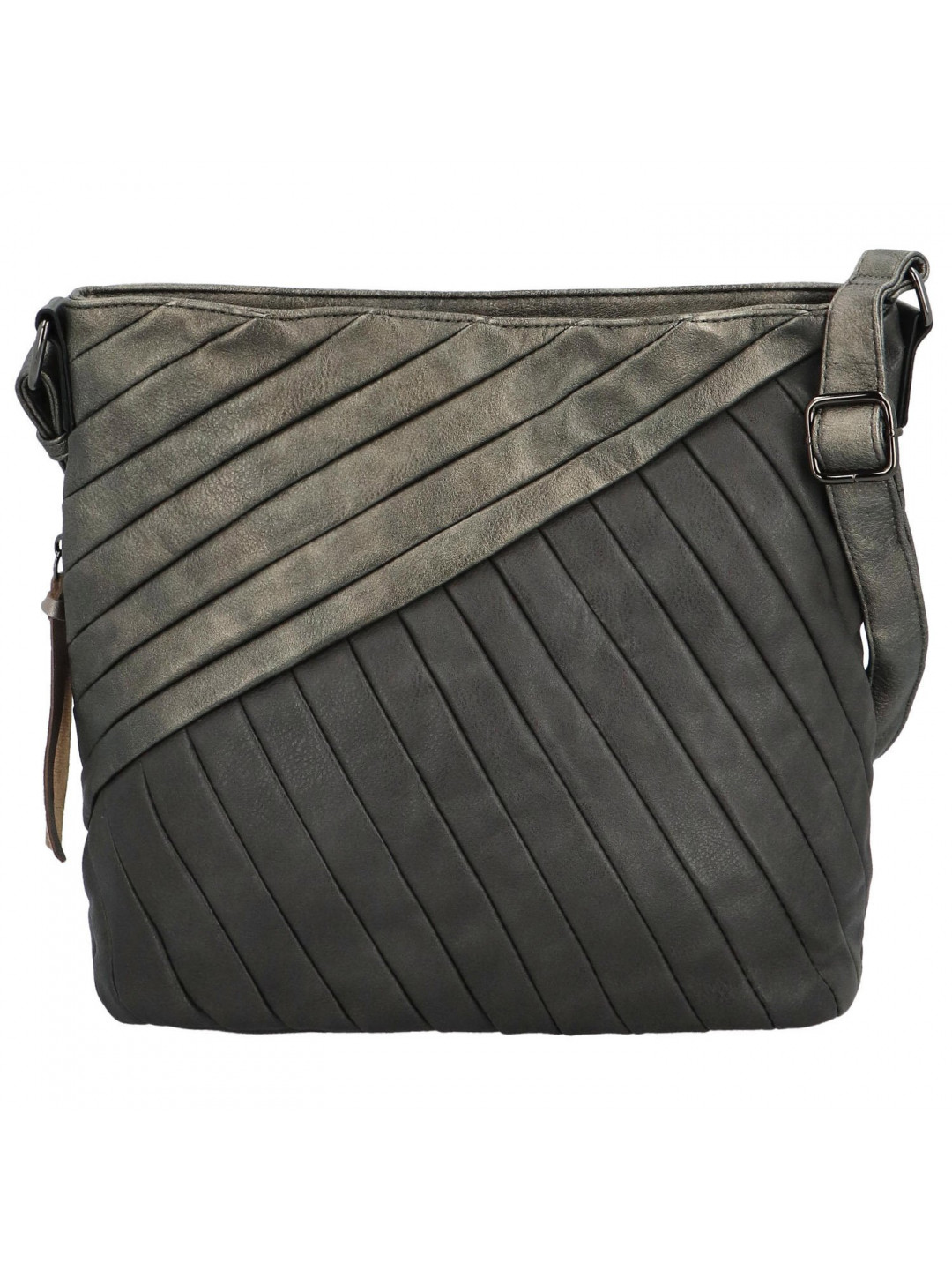 Dámská crossbody kabelka stříbrná – Coveri Lenhara