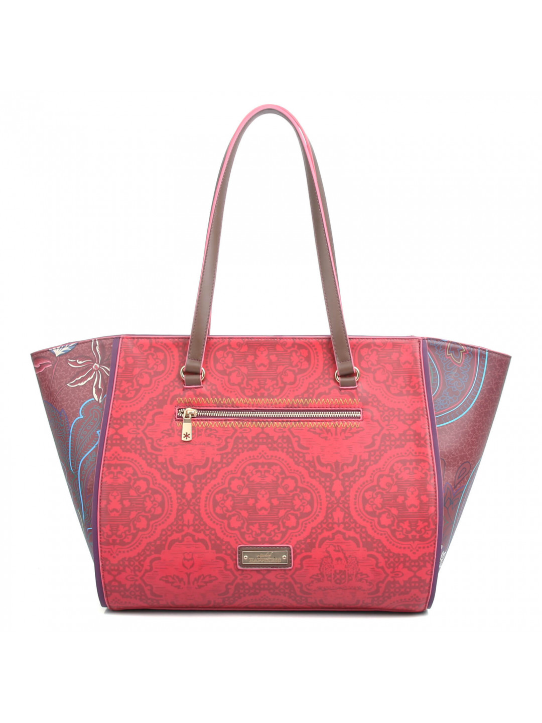 Dámská kabelka Happiness Lenna – červeno-fialová