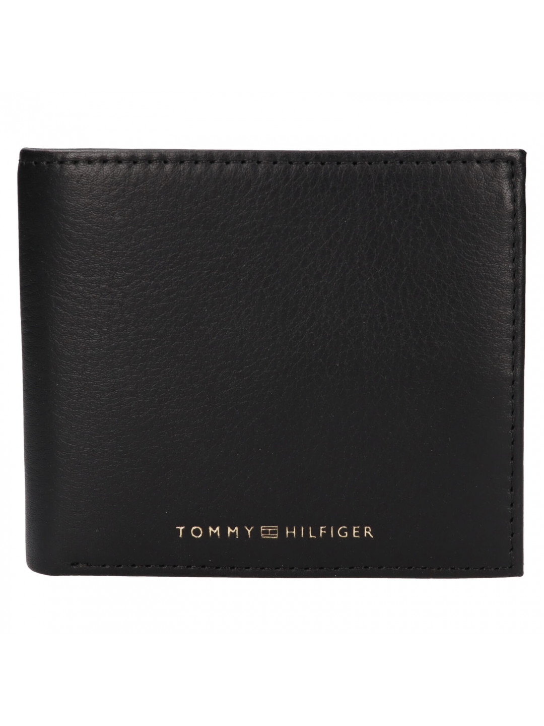 Pánská kožená peněženka Tommy Hilfiger Aurell – černá