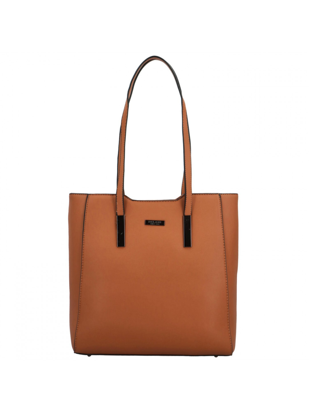 Dámská kabelka na rameno hnědá – Delami Luxe Charm