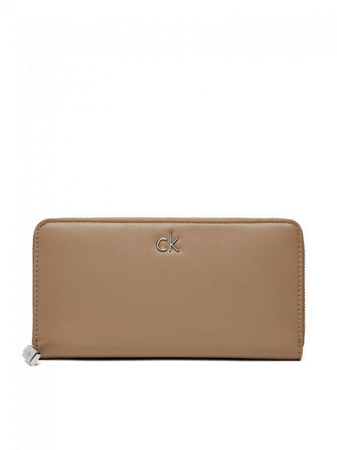 Calvin Klein Velká dámská peněženka Ck Daily Large Zip Around Pbl K60K612850 Hnědá