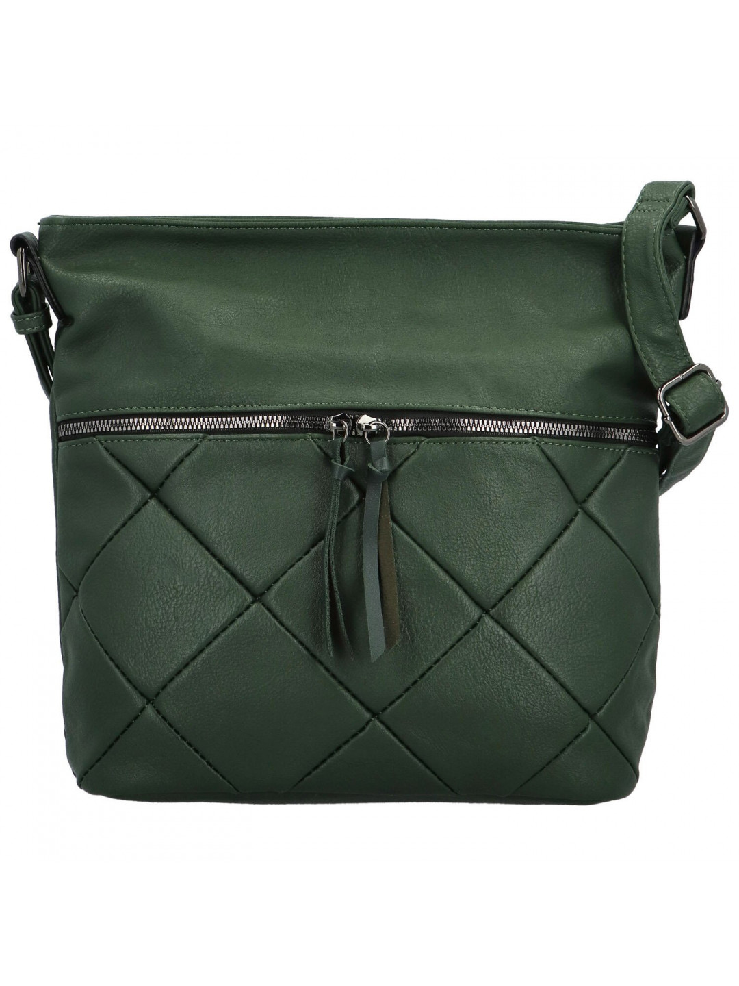 Dámská crossbody kabelka tmavě zelená - Firenze Ariff
