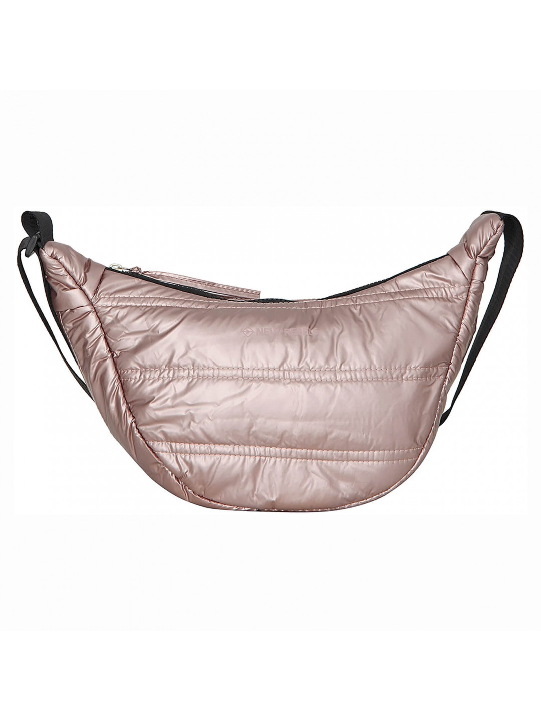 Lesklá crossbody dámská kabelka New Rebels Tinna – růžová