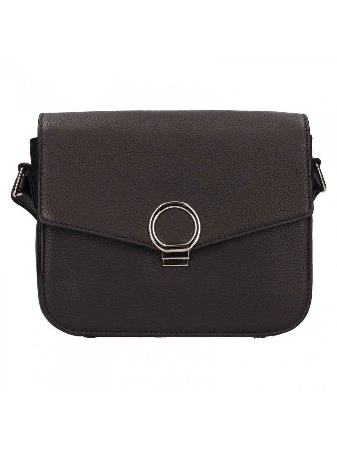 Dámská kožená crossbody kabelka Lagen Simoa – černá