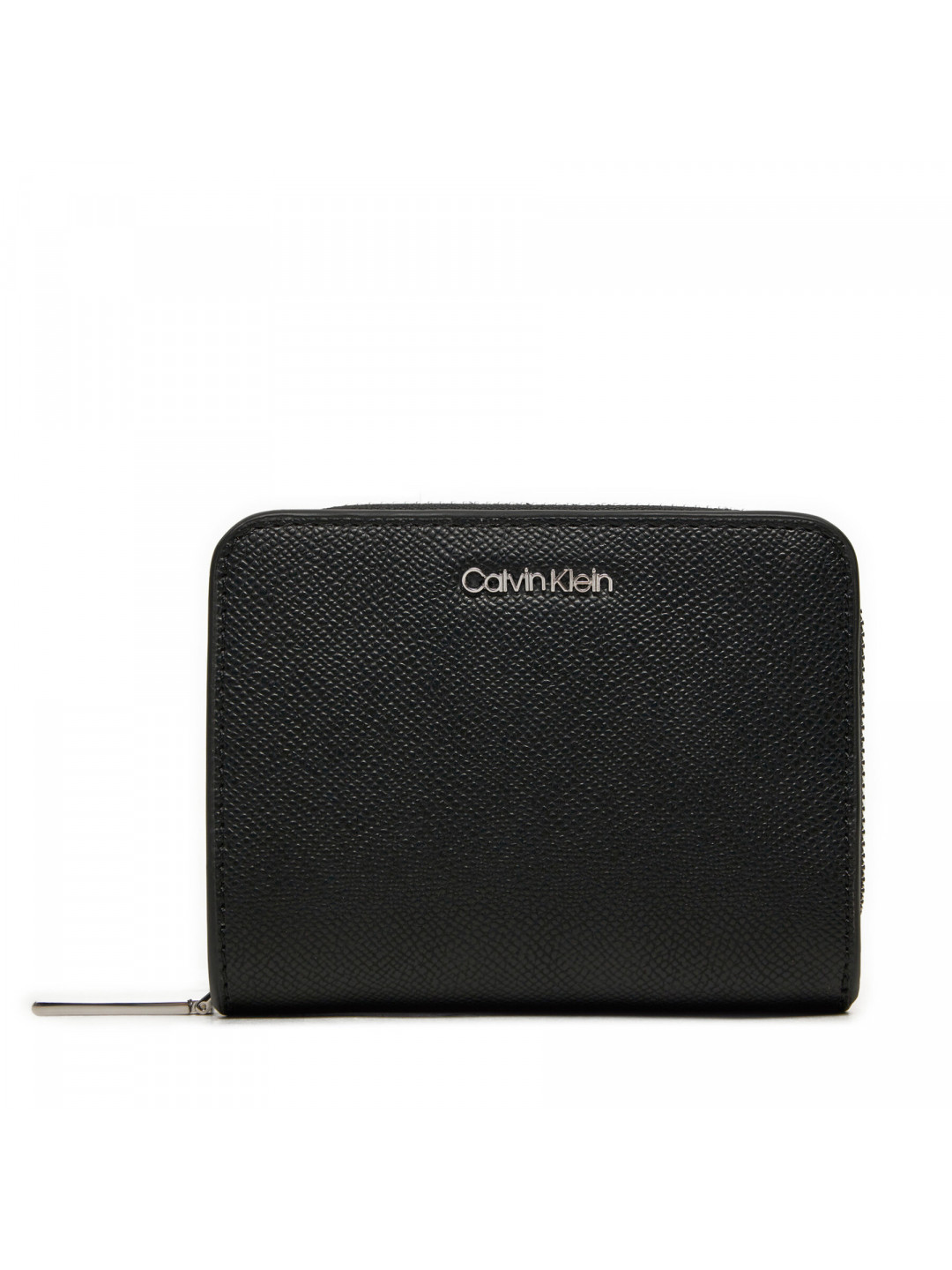 Malá dámská peněženka Calvin Klein Ck Must Md Zip Around Caviar K60K612831 Černá