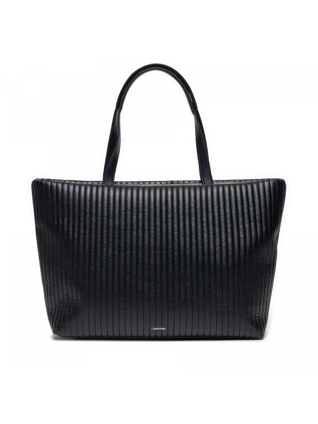 Kabelka Calvin Klein Mini Line Quilt Medium Shopper K60K613077 Černá