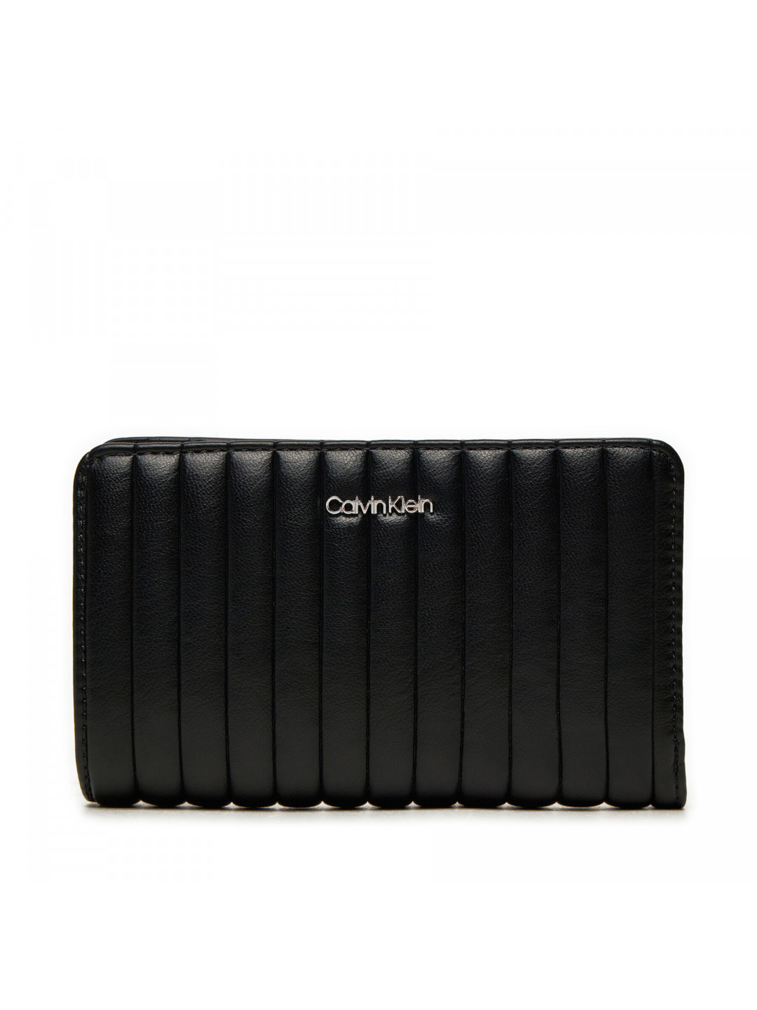 Velká dámská peněženka Calvin Klein Mini Line Quilt Medium Bifold K60K613063 Černá