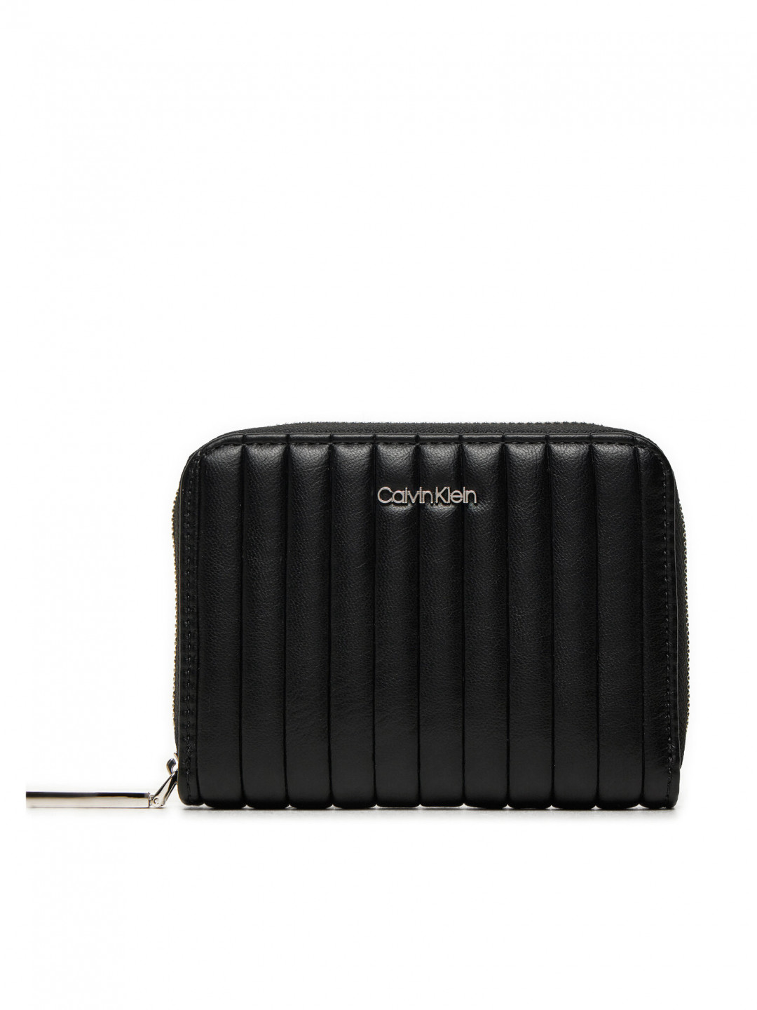 Calvin Klein Malá dámská peněženka Mini Line Quilt Md Zip Around K60K613064 Černá
