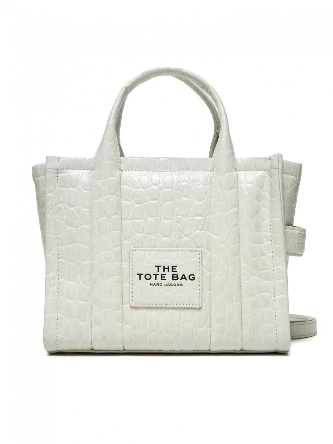 Marc Jacobs Kabelka The Croc Embossed Tote Bag H022L01RE22 Écru