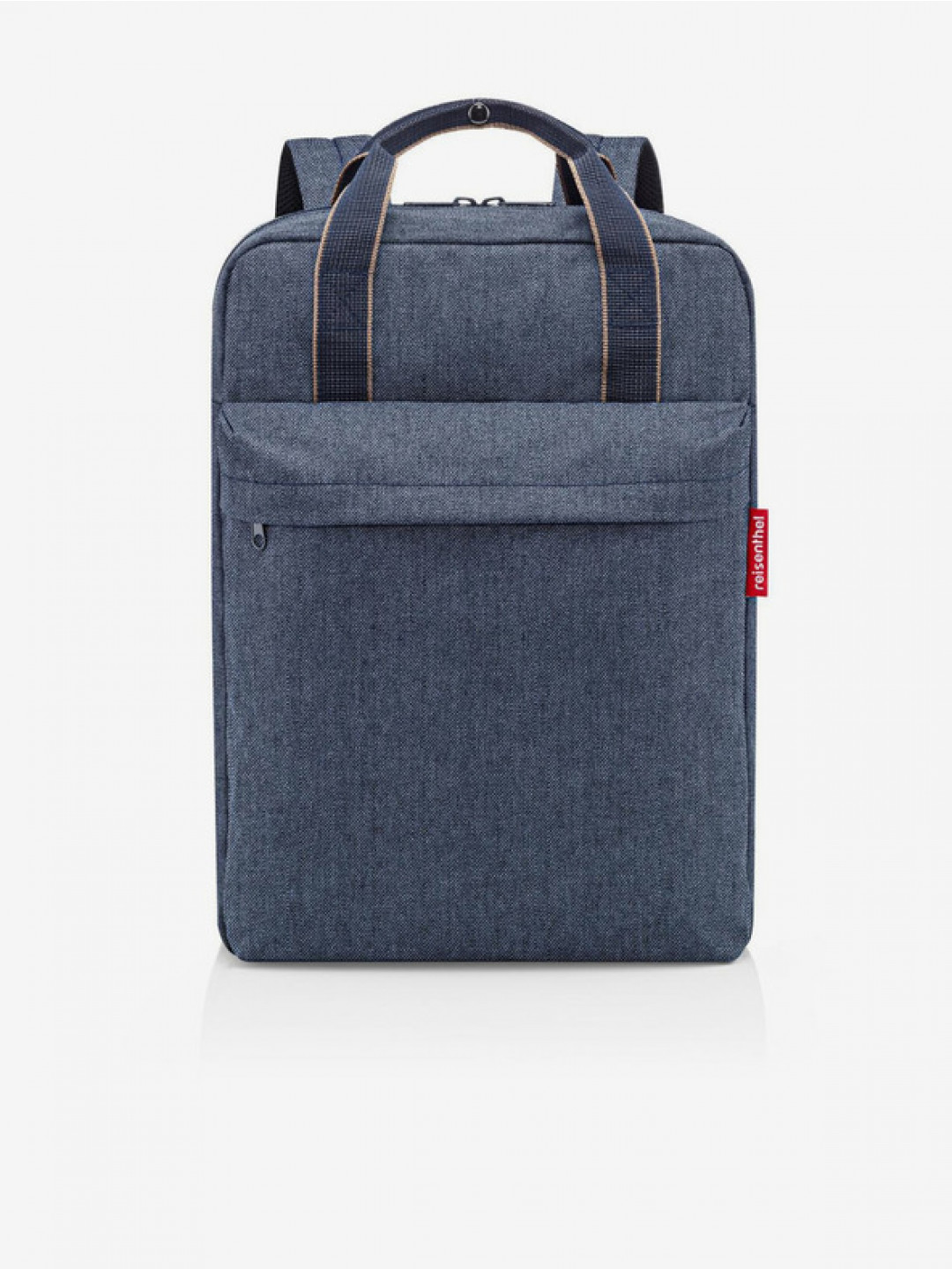 Reisenthel Allday M Herringbone Dark Blue Batoh Modrá
