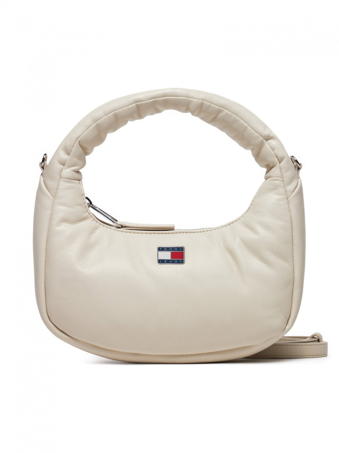 Tommy Jeans Kabelka Tjw Pillow Mini Hobo AW0AW16976 Béžová