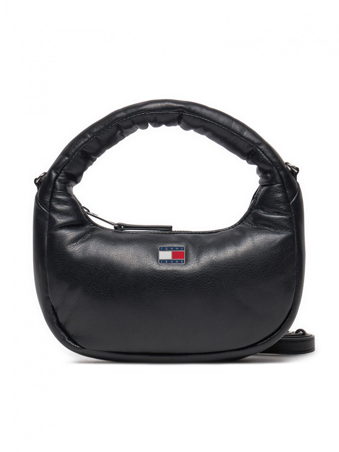 Tommy Jeans Kabelka Tjw Pillow Mini Hobo AW0AW16976 Černá