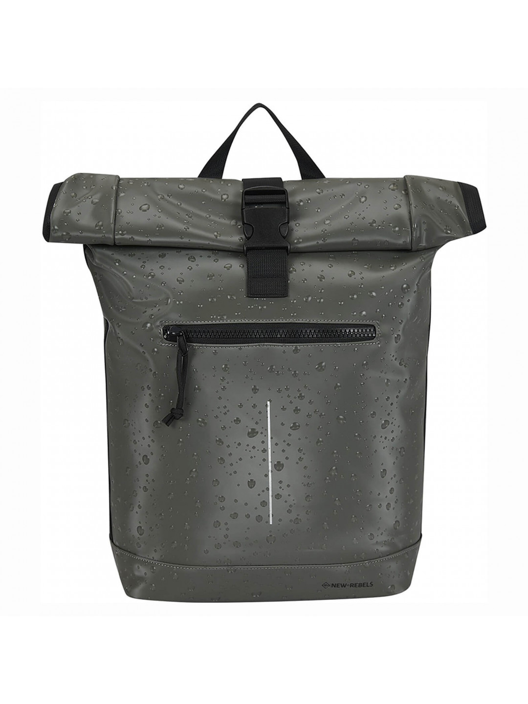 Velký rolovací batoh New Rebels Droplets – šedá