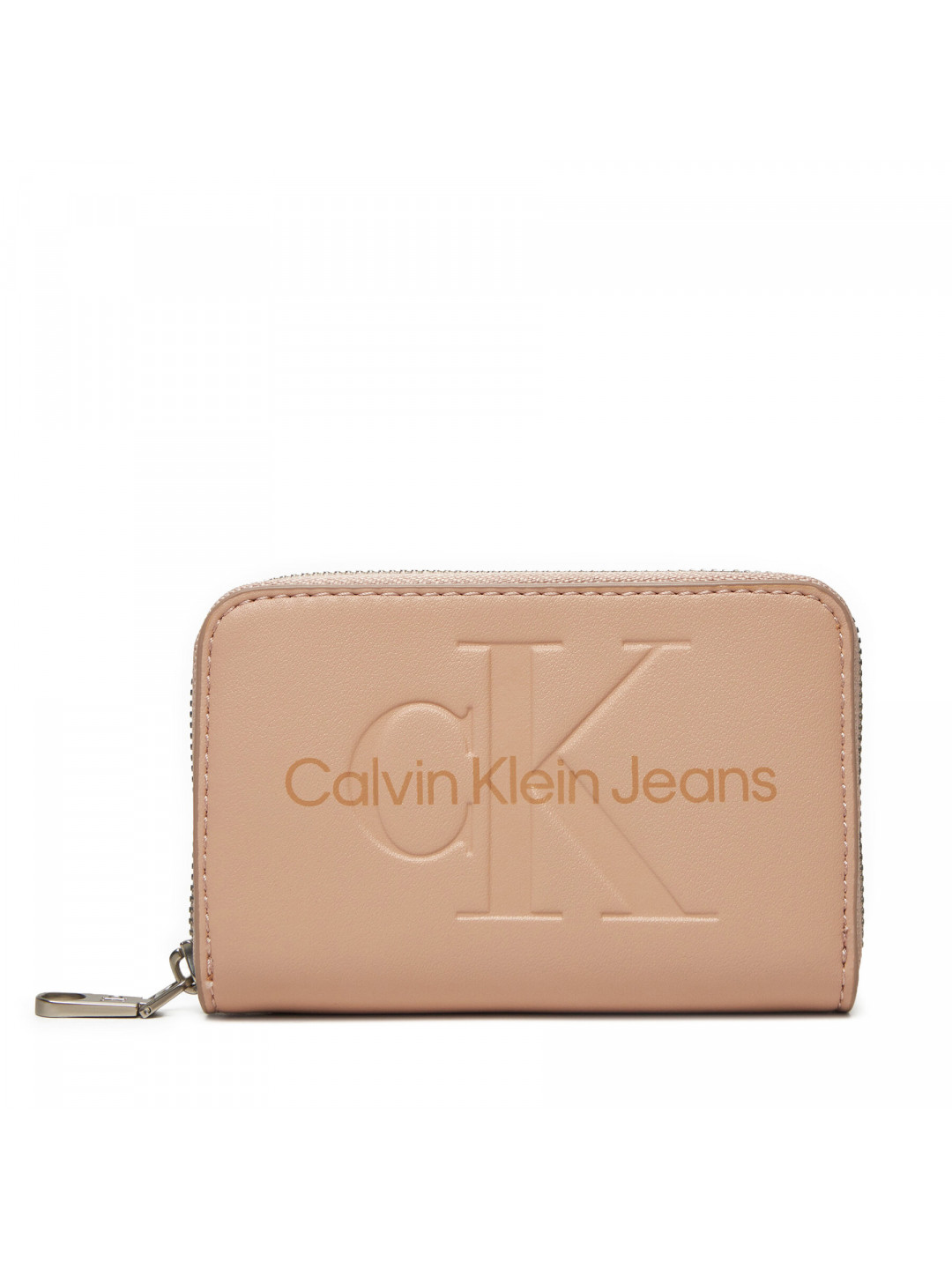 Malá dámská peněženka Calvin Klein Jeans Zip Around Mono K60K612255 Barevná