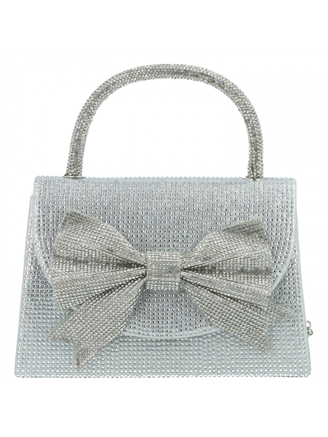 Luxusní dámské psaníčko Moon Cassie stříbrné