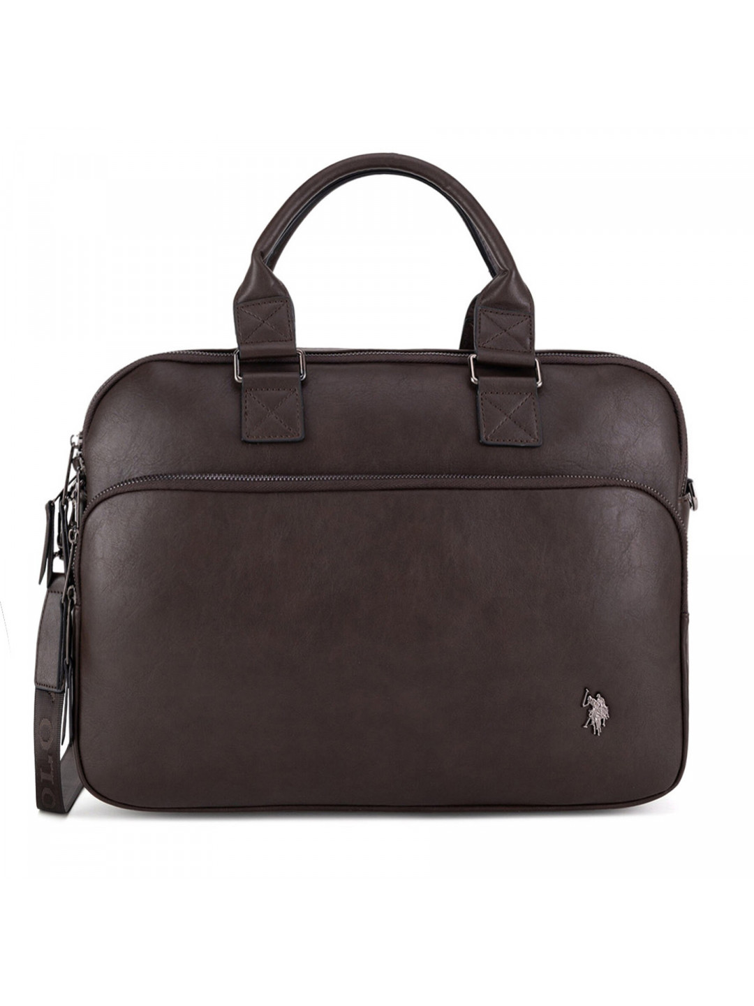 Brašna na notebook U S Polo Assn BIUXT8471MVP Hnědá