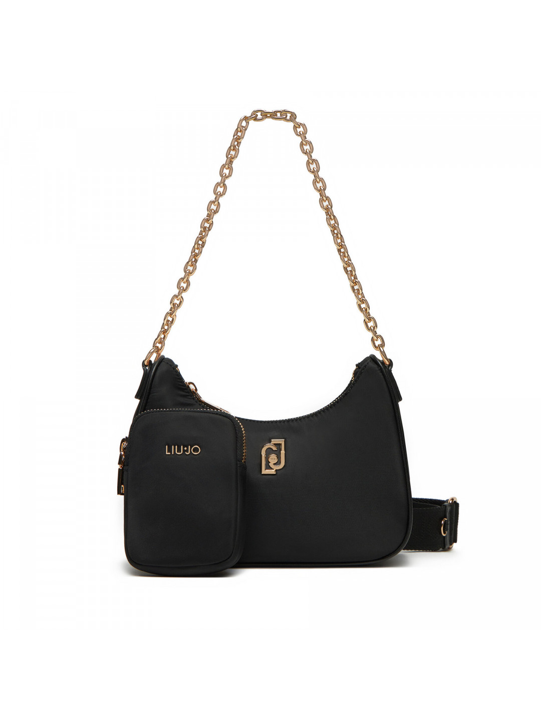 Kabelka Liu Jo Ecs S Hobo AA5180 T4559 Černá