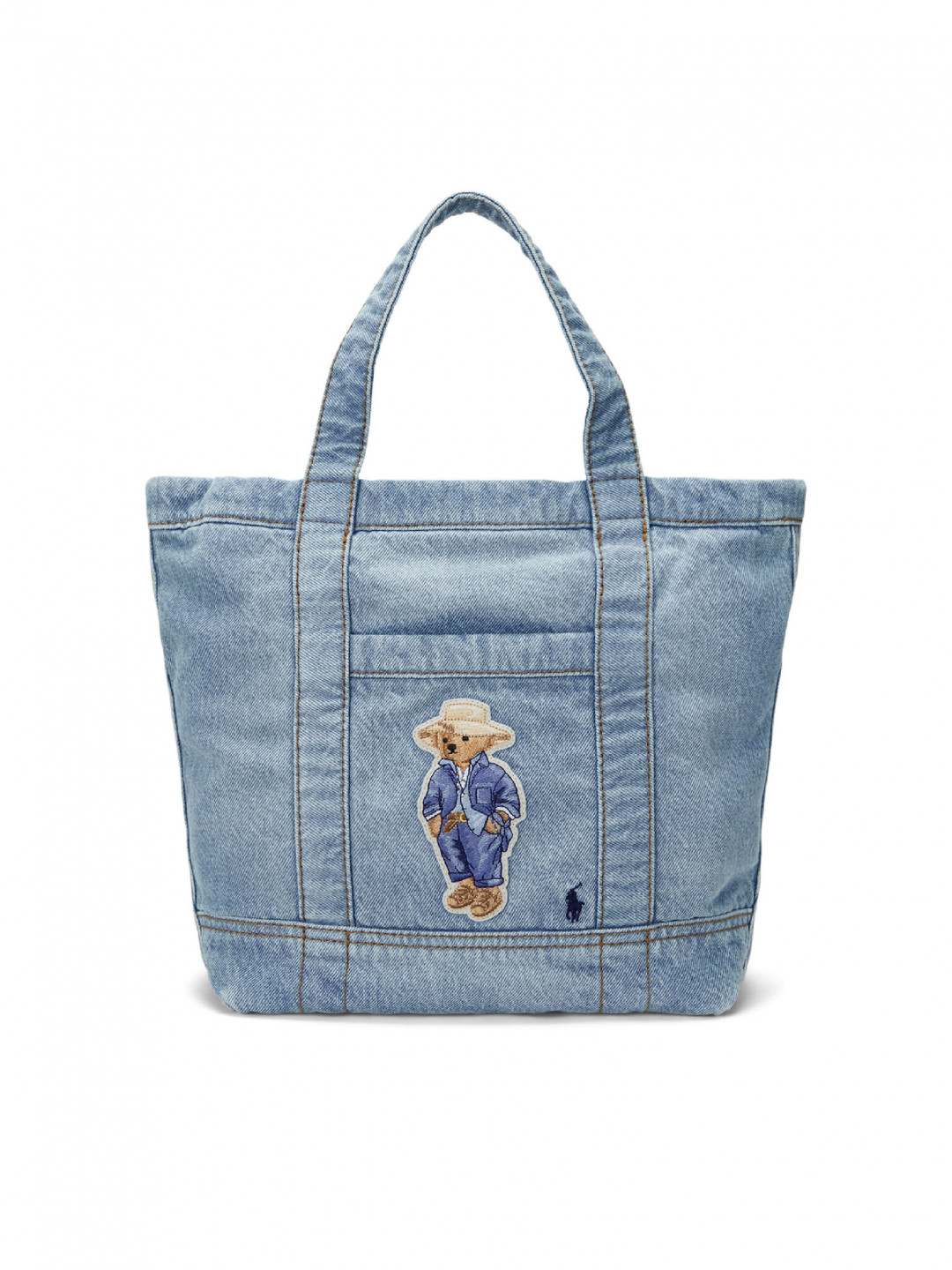 Polo Ralph Lauren Kabelka Bear-patch 428960636001 Modrá