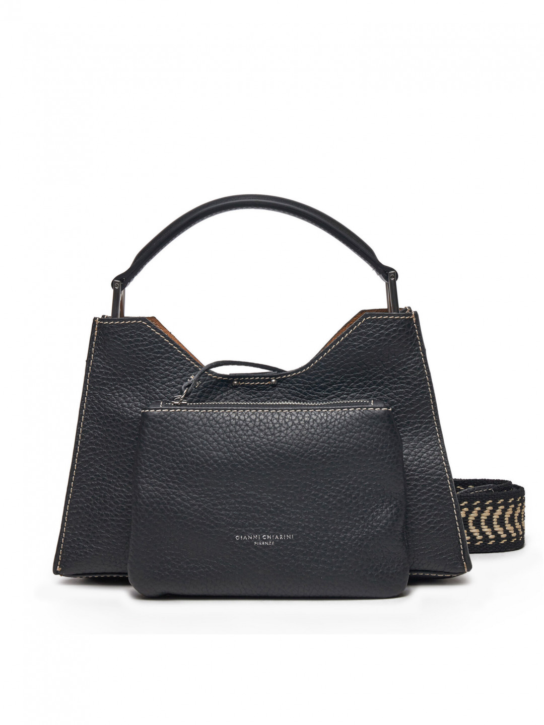 Gianni Chiarini Kabelka Aurora BS 10565 RNGDBL-NAETN Černá