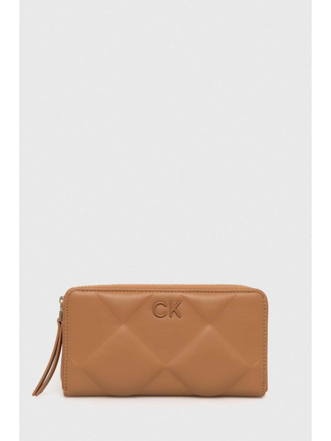 Peněženka Calvin Klein béžová barva K60K610774