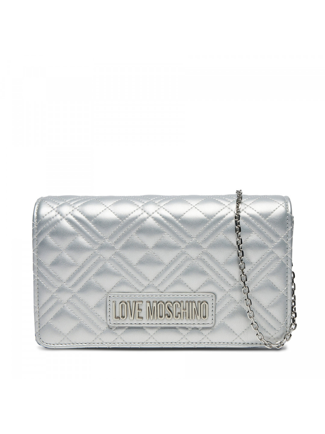 Kabelka LOVE MOSCHINO JC4079PP1MLA196B Stříbrná