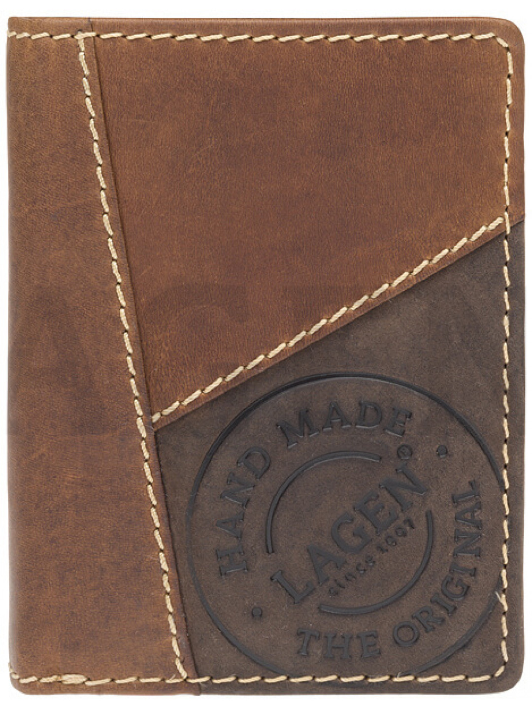 Lagen Pánská kožená peněženka 51145 TAN