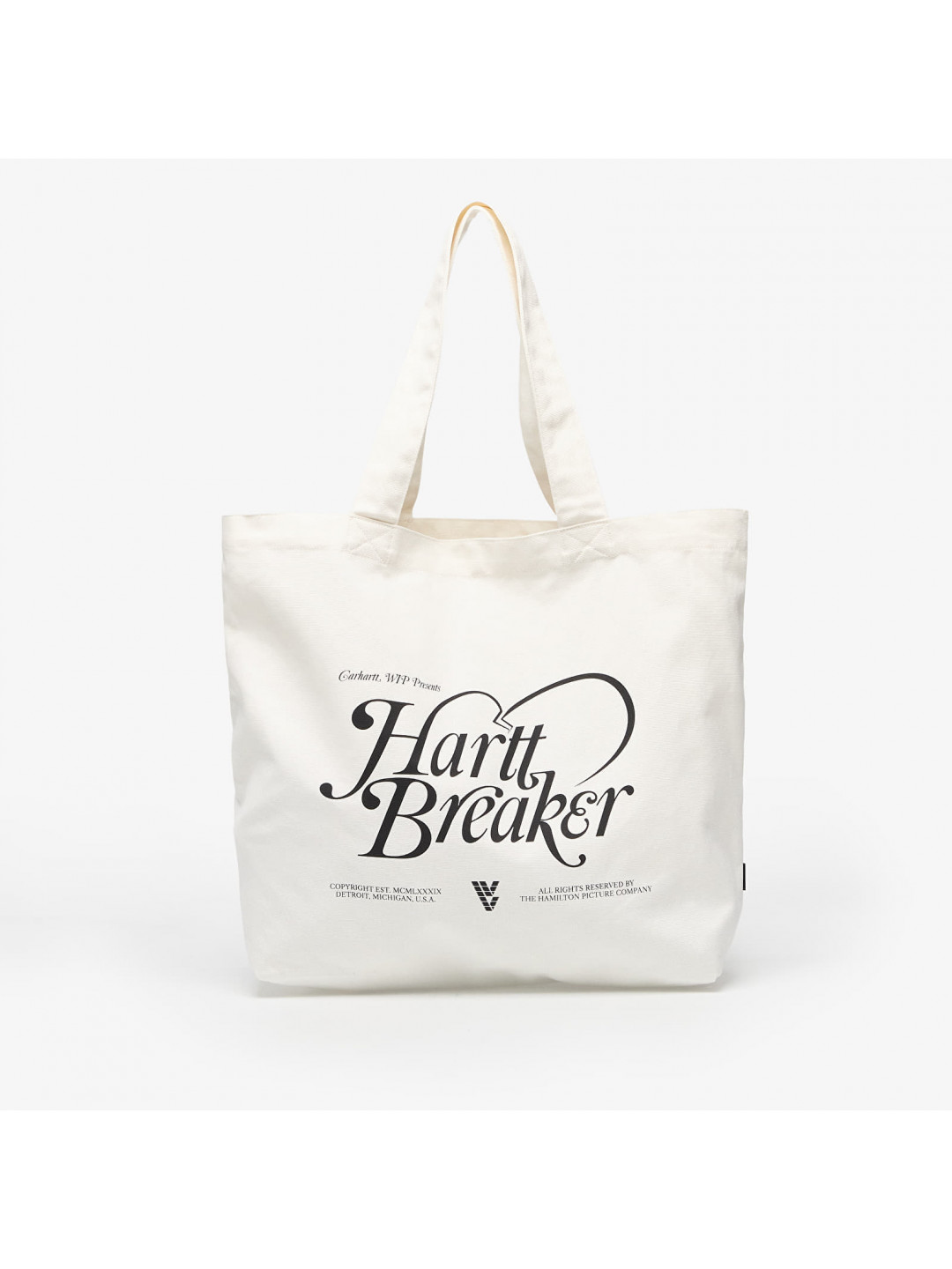 Taška Carhartt WIP Canvas Graphic Tote Large Harttbreaker Print Wax 32 l