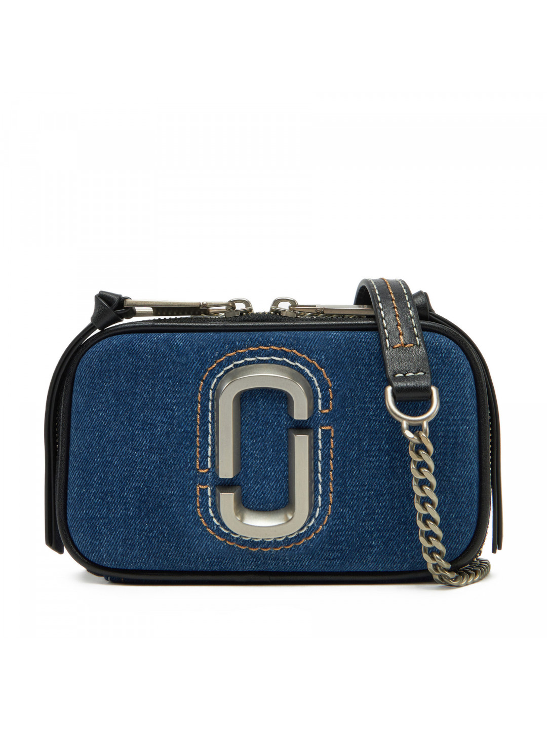 Kabelka Marc Jacobs The Denim Chain 2F4HCR027H05 Tmavomodrá
