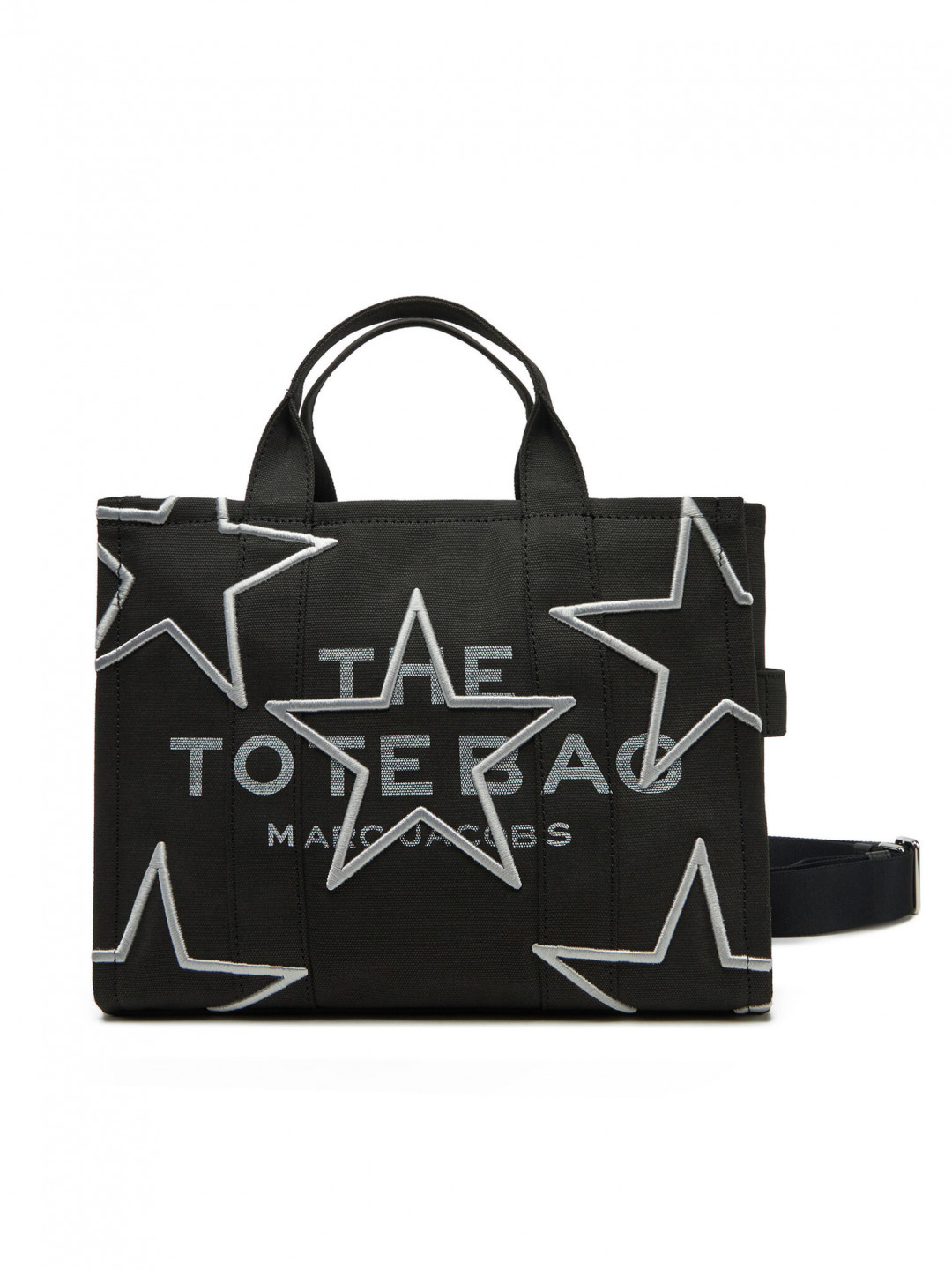 Marc Jacobs Kabelka The Star Logo Medium Tote 2R4HTT018H03 Černá