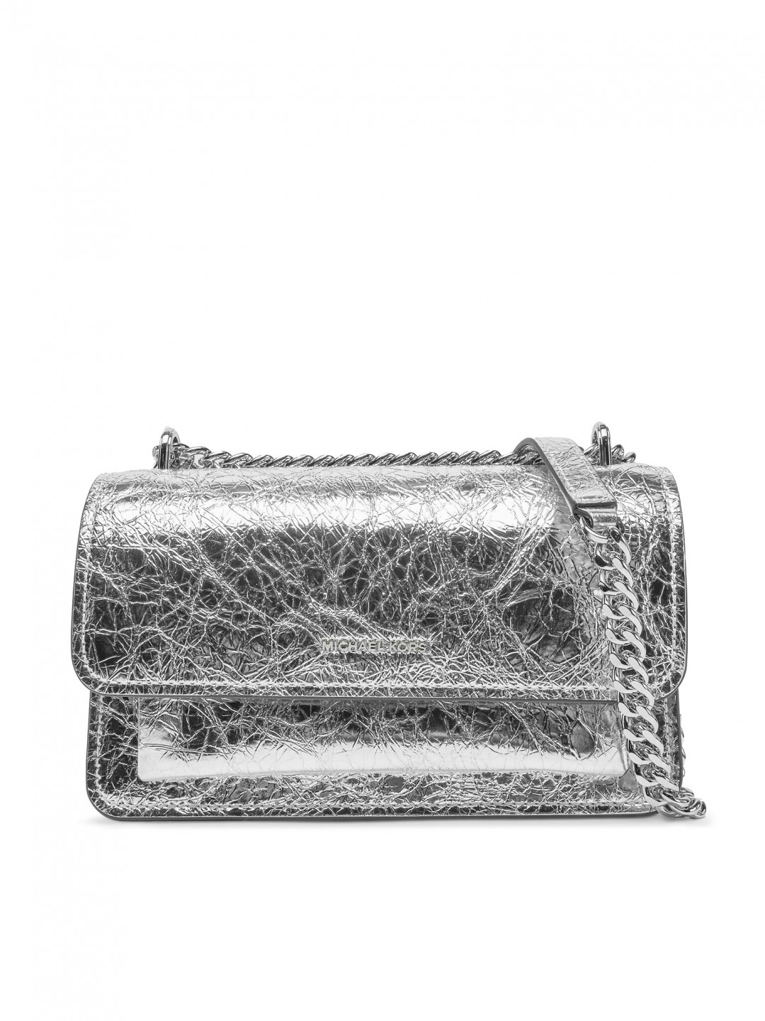 Michael Kors Kabelka 30R5SC7L3M Stříbrná