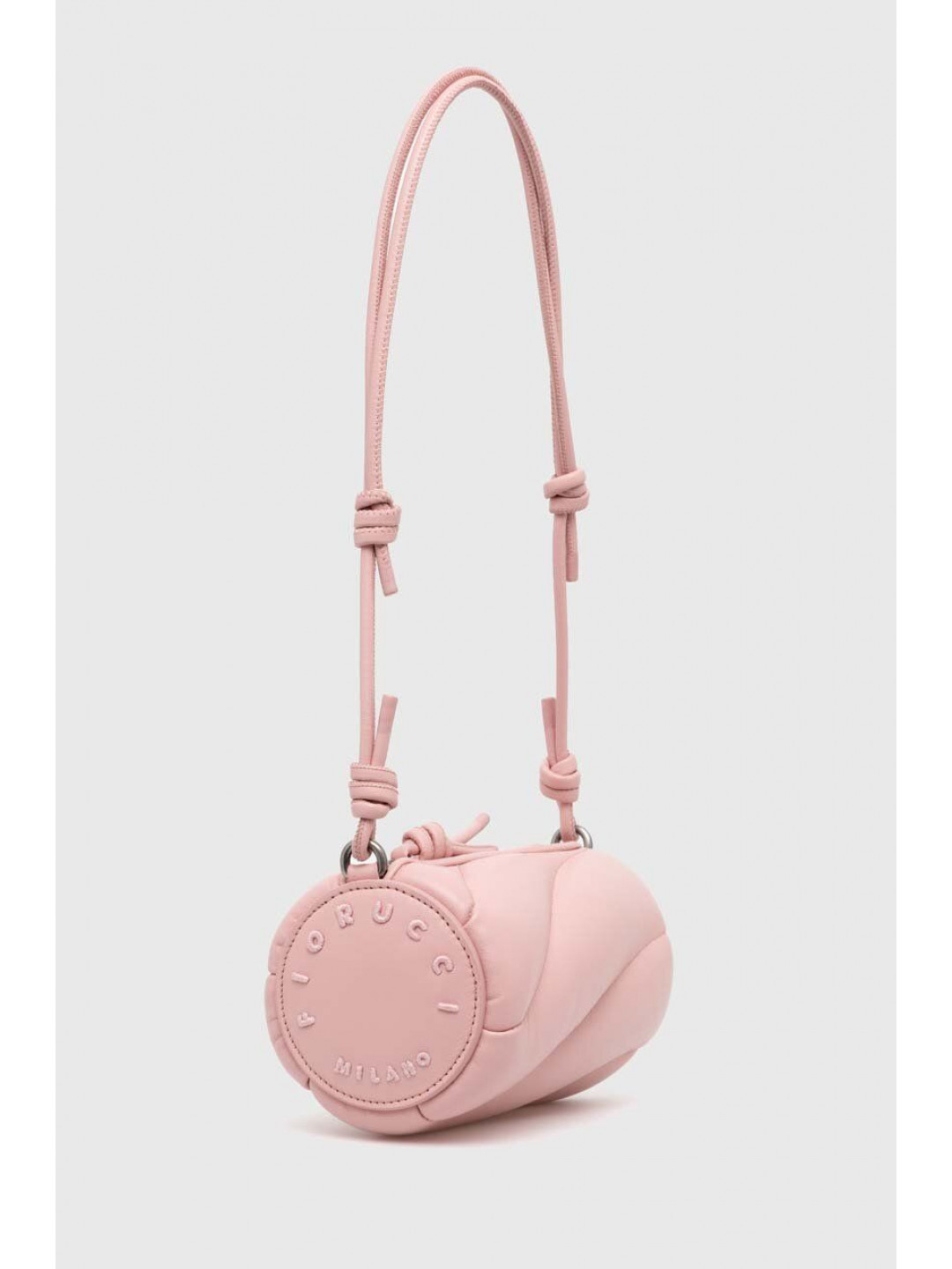 Kožená kabelka Fiorucci Baby Pink Leather Mini Mella Bag růžová barva U01FPABA002LE04PN02
