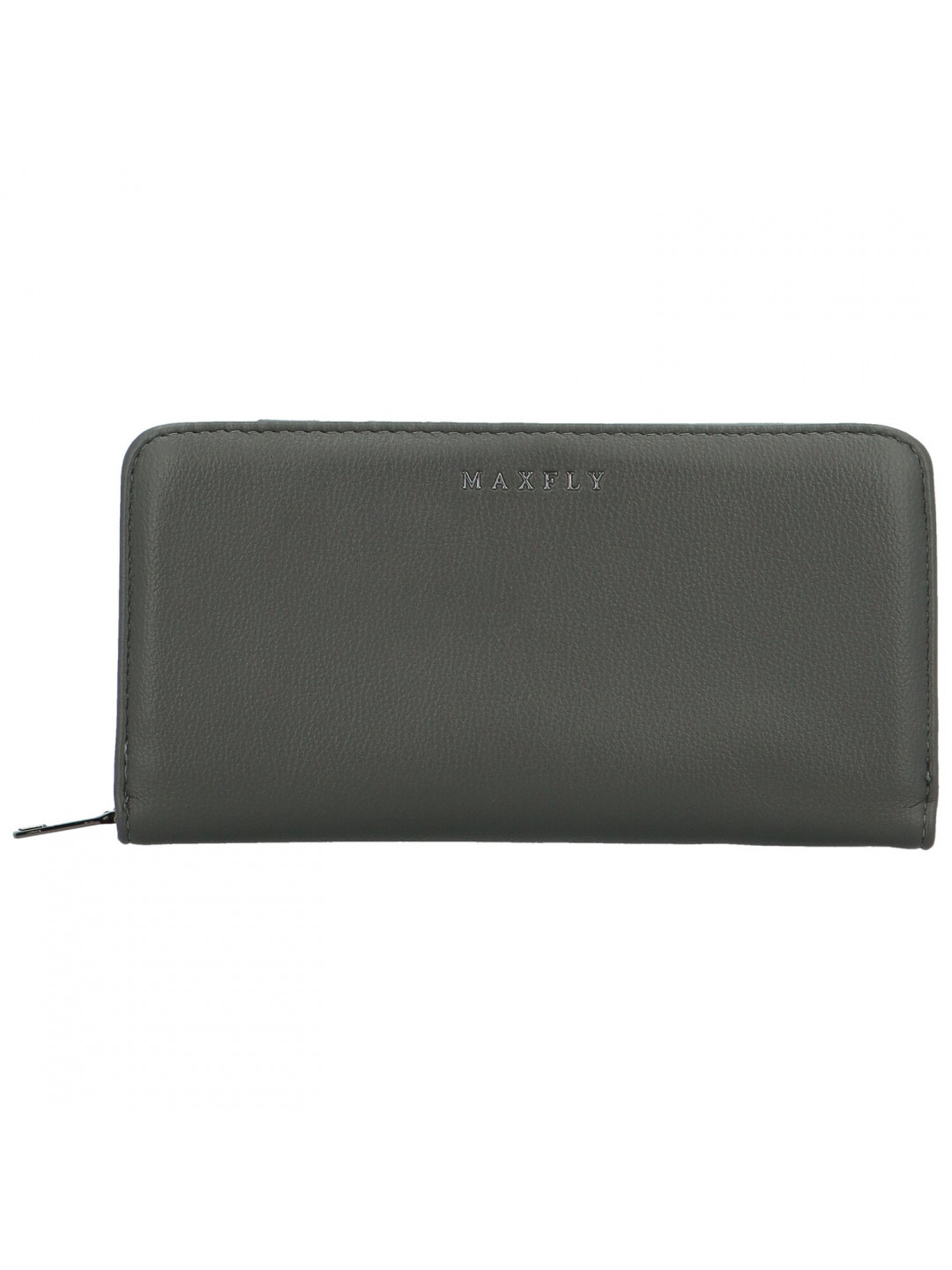 Trendy dámská koženková peněženka MaxFly Gelbert šedá