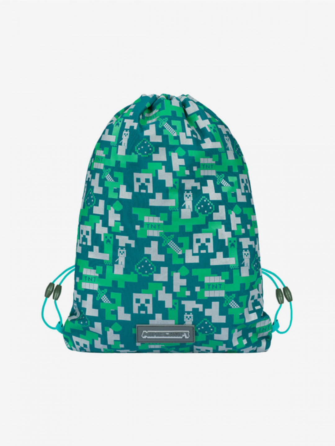 BAAGL Minecraft Silver Creeper Gymsack Zelená
