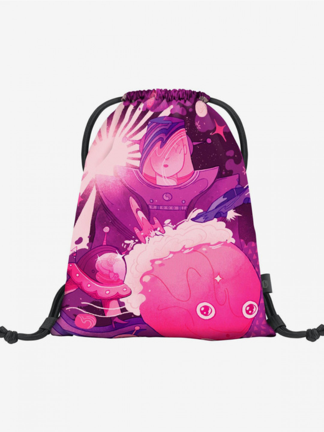 BAAGL eARTh Gymsack Růžová