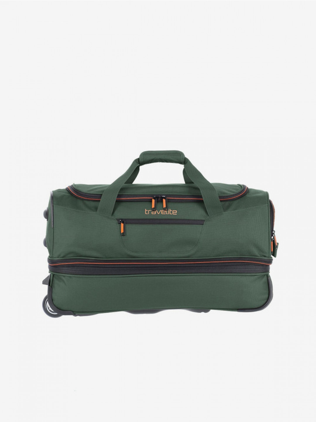 Travelite Basics Wheeled duffle S Cestovní taška Zelená
